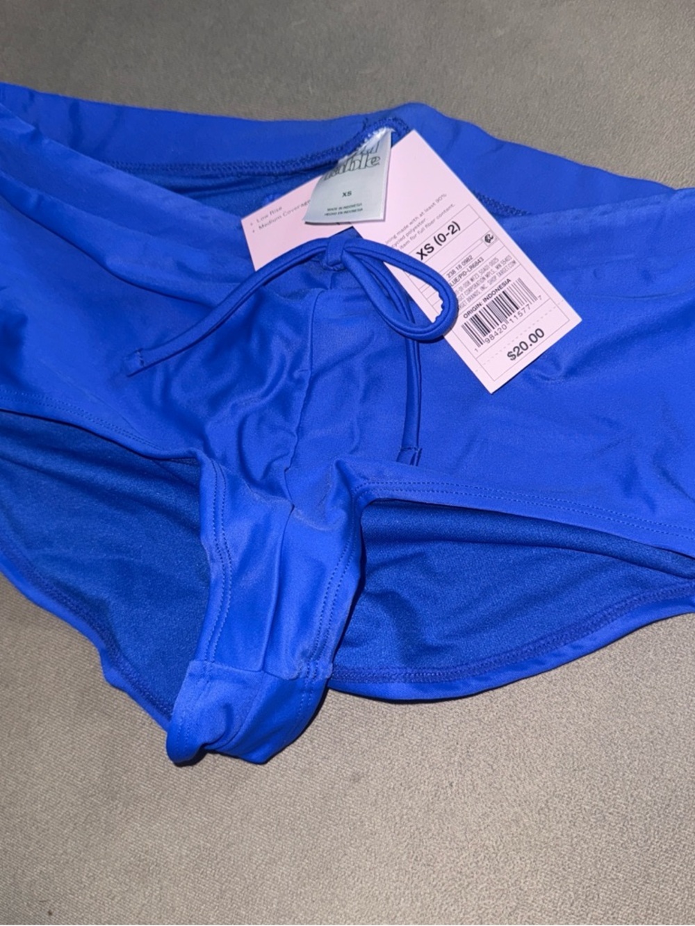 Wild Fable Blue Swim Bottoms with Drawstring